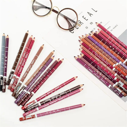 Antifouling Lip Liner Professional Lipstick Pen Precise Waterproof Lip Outline Pencil Lip Makeup Lasting Eyeliner Creamy