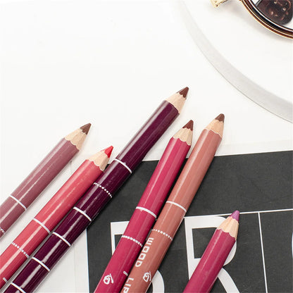 Antifouling Lip Liner Professional Lipstick Pen Precise Waterproof Lip Outline Pencil Lip Makeup Lasting Eyeliner Creamy