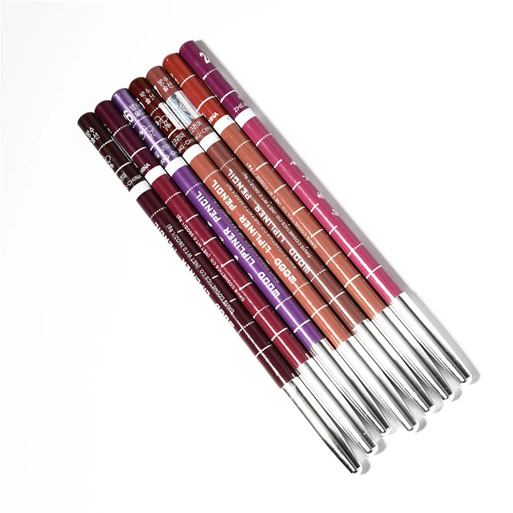 Antifouling Lip Liner Professional Lipstick Pen Precise Waterproof Lip Outline Pencil Lip Makeup Lasting Eyeliner Creamy